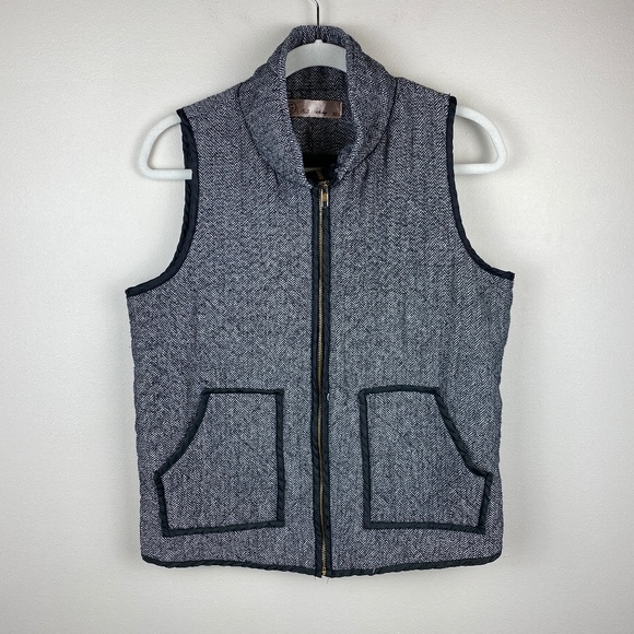 Quilted Herringbone Vest - Size Medium - Picture 1 of 6